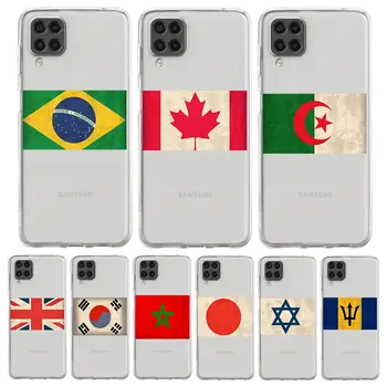 Kanada Izraelio Nacionalinė Vėliava Japonija Telefono dėklas Samsung Galaxy A13 A51 A71 A21S A31 A12 A52 A41 A23 A53 A73 A32 5G A03S Dangtis