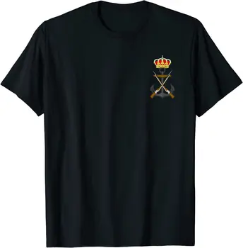 Ispanijos Infantería De Marina Camiseta Vyrų Marškinėliai Trumpomis Rankovėmis Atsitiktinis Medvilnės O-Kaklo Vasaros Marškinėliai