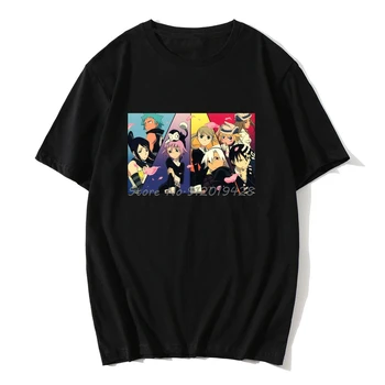 Japonija, Anime, Soul Eater Black Print Vyrų Marškinėlius Tees Vasaros Marškinėliai Mados Fitneso Trumpas Rankovės marškinėliai Atsitiktinis Streetwear