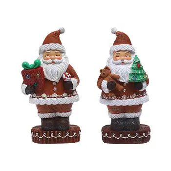 Santa Claus Apdailos Miniatiūriniai Ornamentu Naujųjų Metų Patalpų Festivalis Šalis