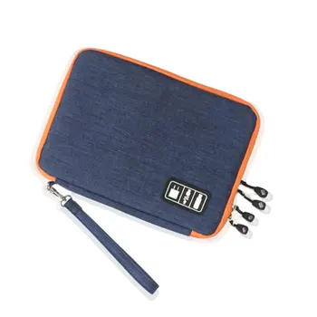 USB Kabelis, Laikymo Krepšys, atsparus Vandeniui 2 Sluoksniai Nešiojamų Namų Kelionių Biuras Bendrabučio Flash Disk Data Linija, Maitinimo Laidas dėklas