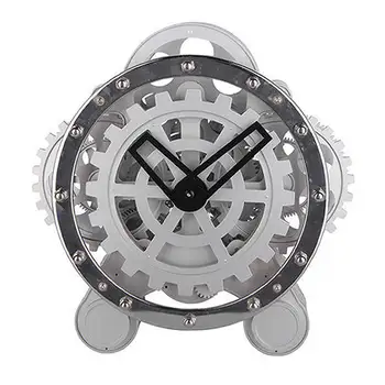 Europos Stiliaus Stalo Laikrodis, Darbalaukio Pavara Sukasi Laikrodžio Kūrybos Laikrodis Tyrimas Kambarį Nerūdijančio Plieno Dekoratyvinių Laikrodis