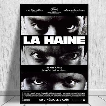 1995 La Haine Kino Filmo Plakatas Spausdinimo Gyvenimo Apdailos Plakatas Miegamasis Drobės Tapybos Meno Namo Sienos Paveiksl Dekoras