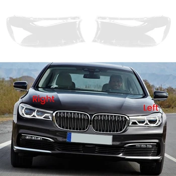 Automobilio Kairįjį priekinių Žibintų Korpuso Lempos Atspalvis, Skaidrus, Objektyvo Dangtelis priekinis žibintas Dangtelis, skirtas BMW 7 Serijos G11 G12 2017 2018