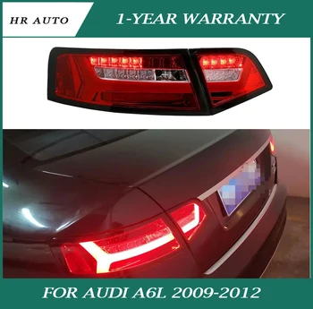 LED užpakalinis žibintas, skirtas Audi A6L 2009-2012 refitting streamer užpakalinis žibintas asamblėjos stabdžių žibintai veikia žibintai, rūko žibintai, posūkio signalai