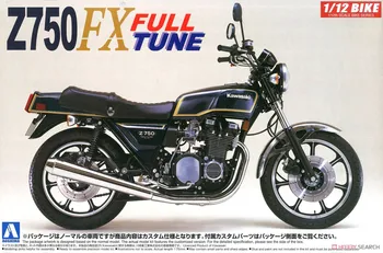 Aoshima 04216 Statinio Surinkti Automobilio Modelį Žaislas 1/12 Masto Kawasaki Z750FX (FULL-MELODIJA) Motociklų Automobilio Modelio Rinkinys