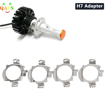 2vnt H7 LED Automobilių Žibintų Lemputės Bazės Laikiklio Adapterio Lizdas Universalus Auto priekinio Žibinto Kalno Stovi