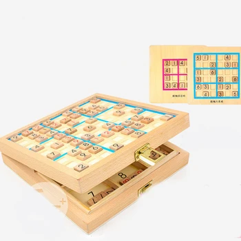 2022 Geriausia Pardavimo Vaikų Sudoku, Šachmatai Buko Tarptautinės Šaškių Lyginimo Stalo Žaidimo Žaislas Dovana Mokymosi Švietimo Įspūdį Žaislas