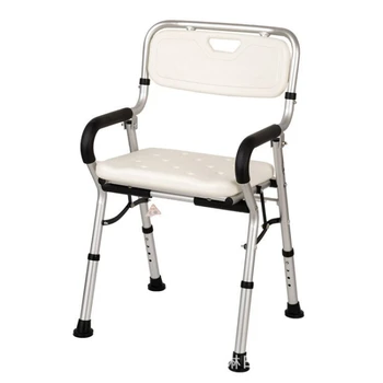 Aliuminio Lydinys Sulankstomos Dušo Kėdė Vyresnio amžiaus žmonėms, Nėščioms Moterims, Vaikams, Suaugusiems Vonios Kėdė Sutirštės neslidus Vonios kambario Baldai