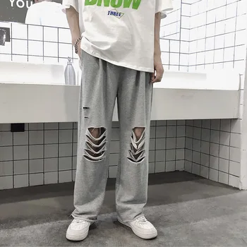 Vyrai Japonijos Streetwear Skylę Sweatpants 2020 M. Vyras Hip-Hop Prarasti Poilsiu Kelnes Vyrų korėjos Mados harajuku Haremo Kelnės
