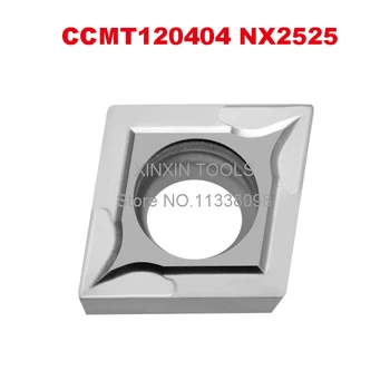 CCMT120404 NX2525/CCMT120408 NX2525,originalus CCMT 120404/120408 įterpti karbido tekinimo įrankio laikiklis