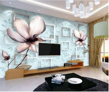 Vartotojo 3D freskomis, 3D Romantiškas gėlių graži freska , gyvenamasis kambarys sofos, TV miegamojo sienos fone sienos popieriaus