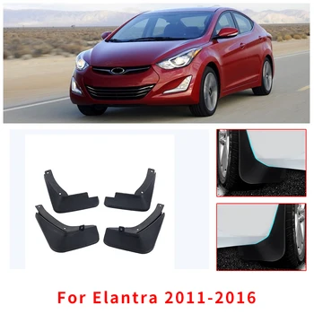 Automobilių Purvo Atvartais Purvasargių Už Hyundai Elantra 2011-2015 M. 2016 Priekiniai Galiniai Splash Purvasargių Automobilio Sparnas Stiliaus Detalės Accessories
