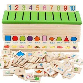 Montessori Vaikų Žinių Klasifikavimo Dėžutė Medinė Ankstyvojo Ugdymo Spalvos Vaisių Kasdien Vaikui Porą Nušvitimą Dovana Žaislas