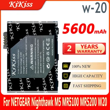 KiKiss Bateriją w-20 NETGEAR Nighthawk M5 MR5100 MR5200 W20 Bevielis Maršrutizatorius Įkrovimo bateria