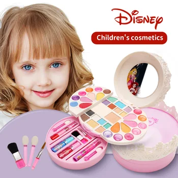 Disney Princesė Vaikų Skalbti Padaryti Šviesus Karūna Mergina Namas Beauty Box Žaislas