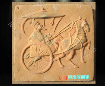Aikštėje Dievas Plytelių Dang Qinglong Fengshui Ornamentu Han Dinastijos (25-186) Keramikos Plytų, Drožyba, Tapyba,01