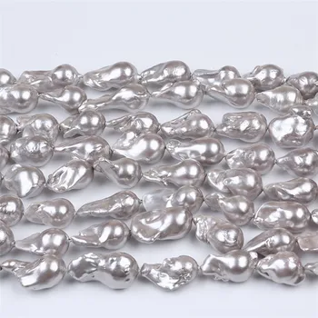 19-22mm gėlo vandens perlų gamtos baroko formos perlai sruogos papuošalai priėmimo